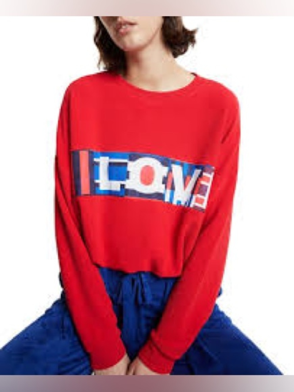 DESIGUAL, the Olympia red sweater!